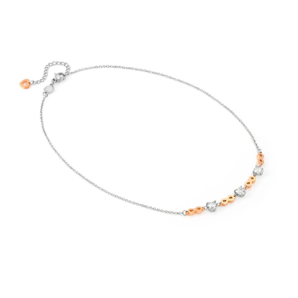 Nomination Collana Principessina Pietre Bianche E Infinito