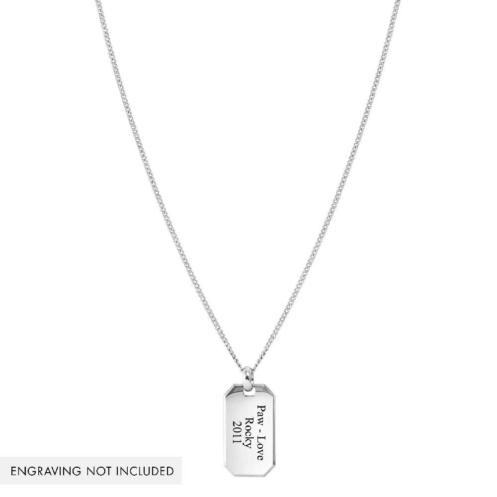 Nomination Collana Sempre Con Me Con Placca Rettangolare