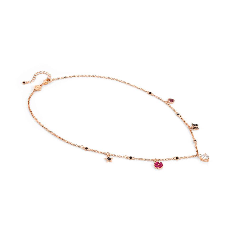 Nomination Collana Sweetrock Nature Oro Rosa Con Pendenti