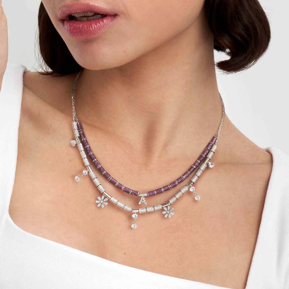 Nomination Dettaglio SeiMia Con Cubic Zirconia Celeste