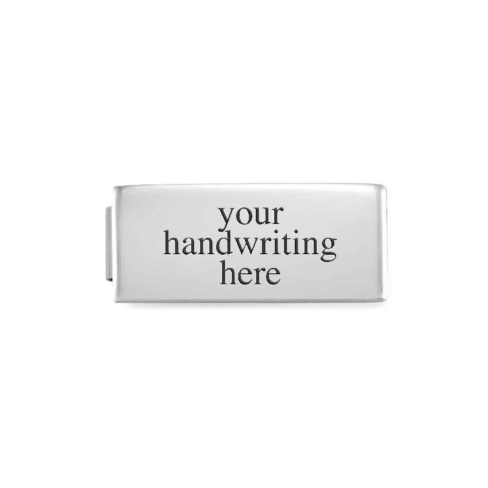 Nomination Doppio Link Composable GLAM Placca Liscia