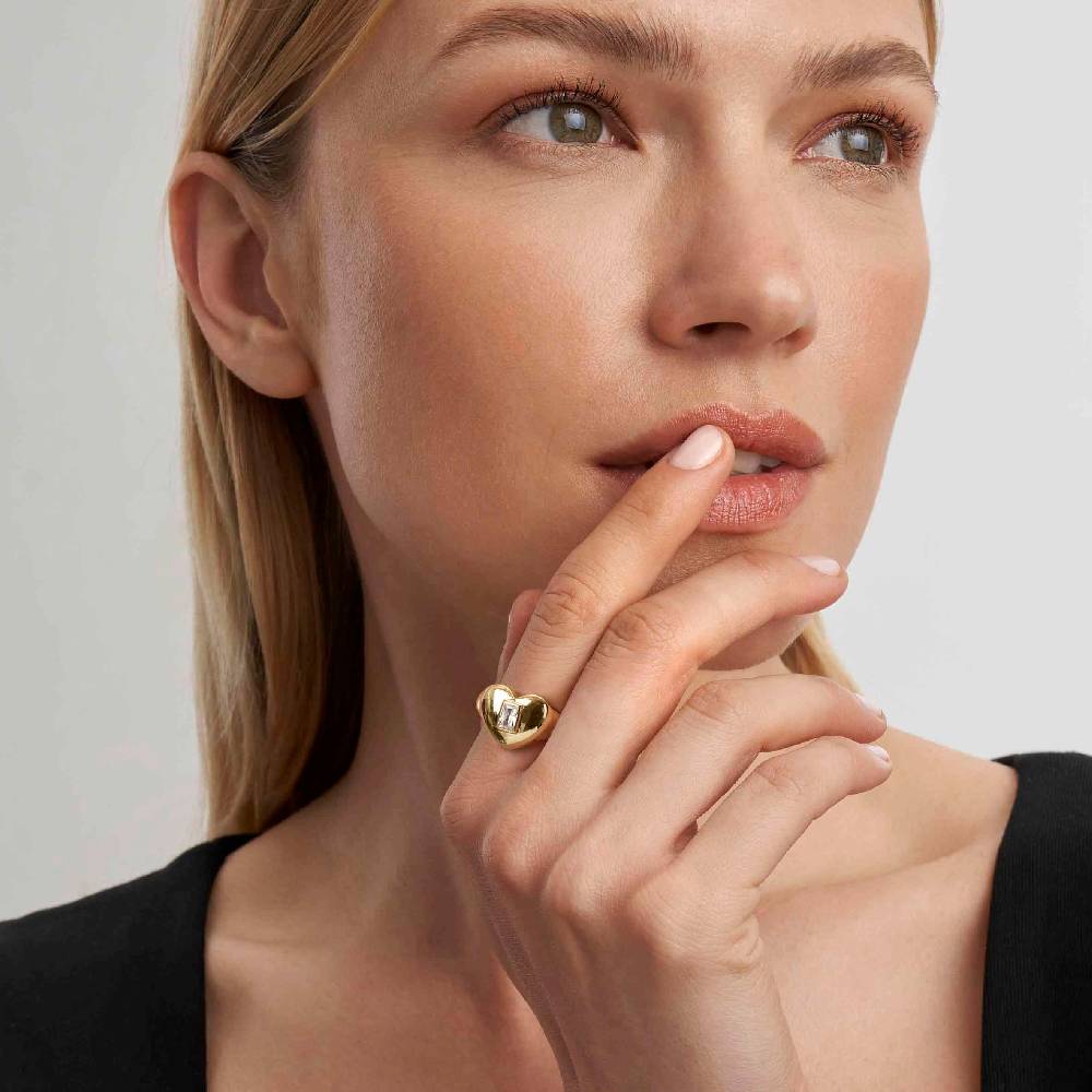 Nomination Anello Domina In Oro Con Cuore