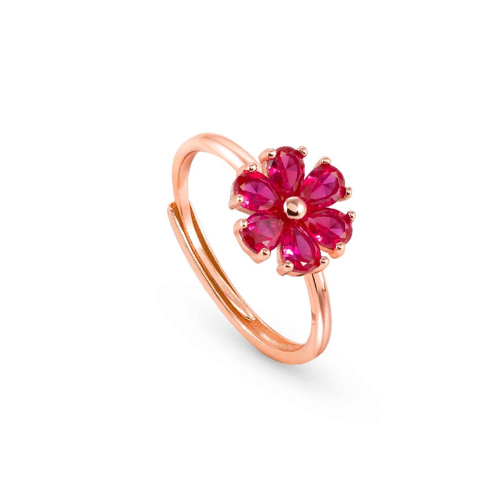 Nomination Anello Sweetrock Nature Fiore Oro rosa