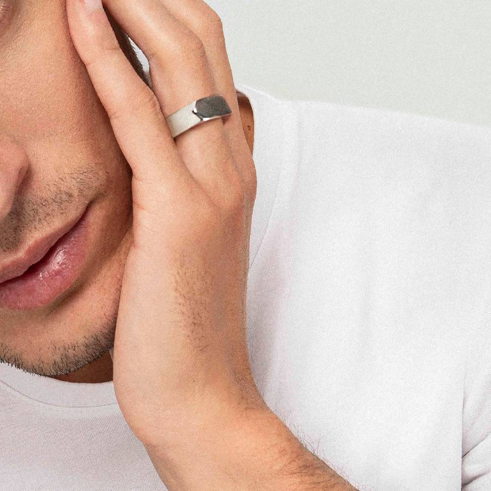 Nomination Anello Uomo Placca Incidibile