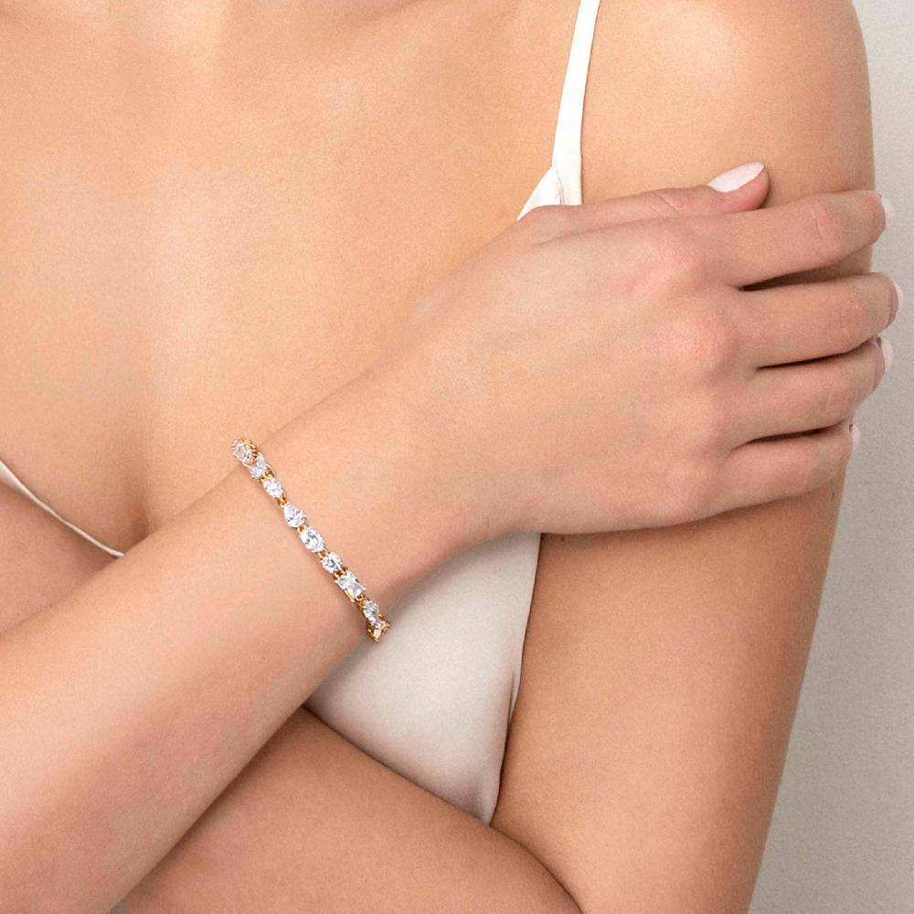 Nomination Bracciale Colour Wave Argento E Pietre