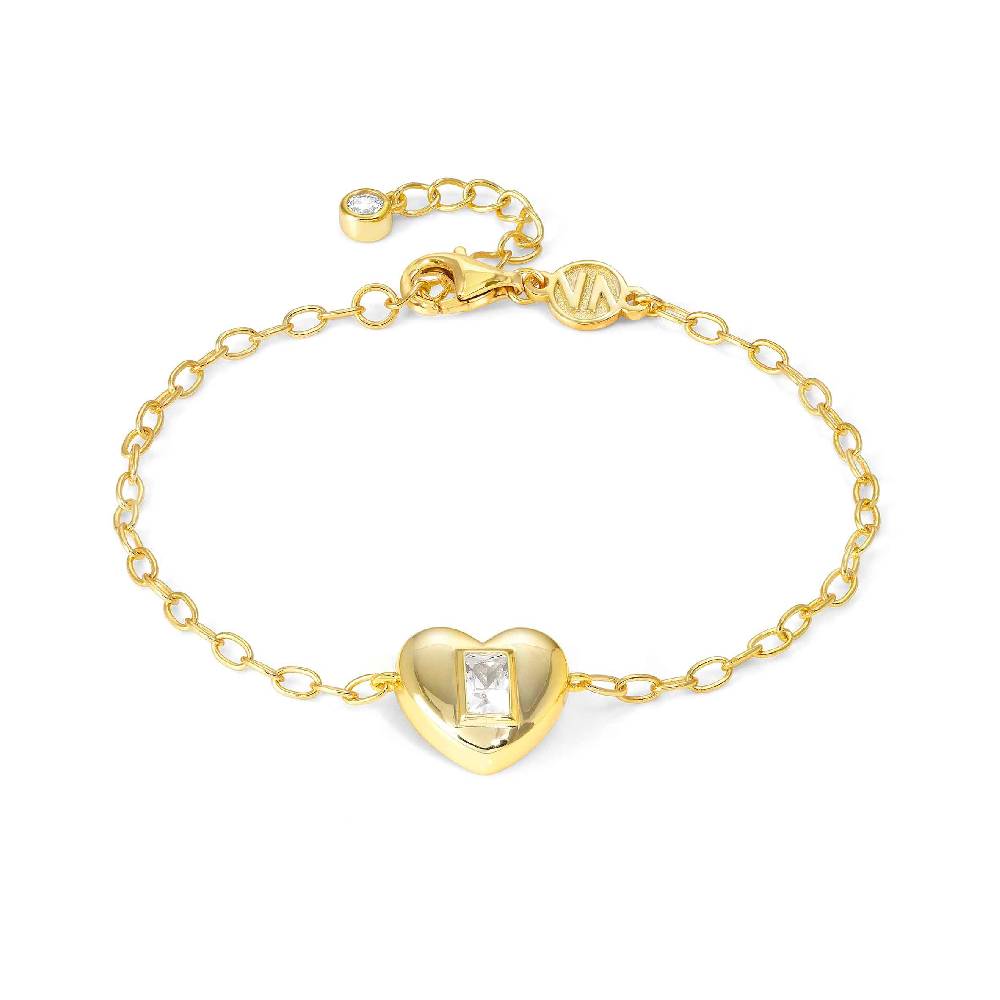 Nomination Bracciale Domina oro con simbolo cuore