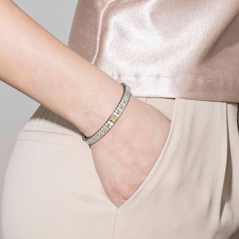 Nomination Bracciale Estensibile Con Cuore In Oro