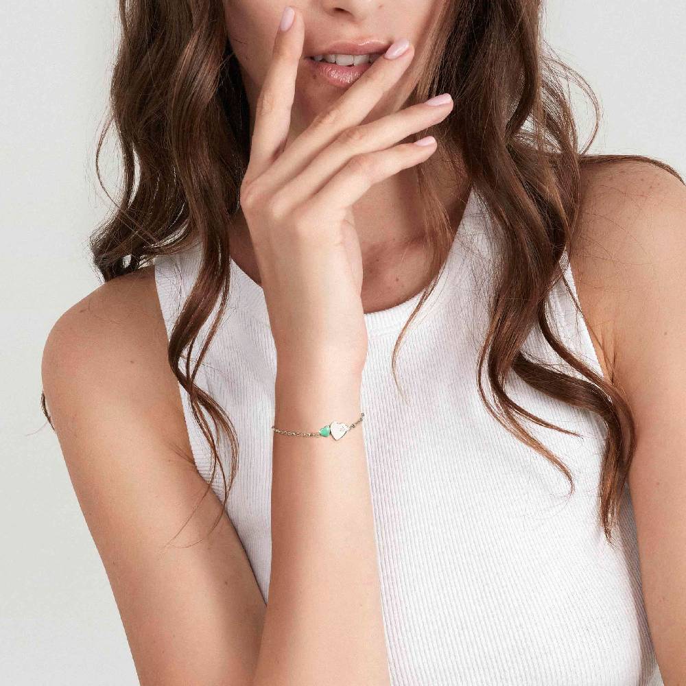 Nomination Bracciale Happyworld Cuori Con Smalto