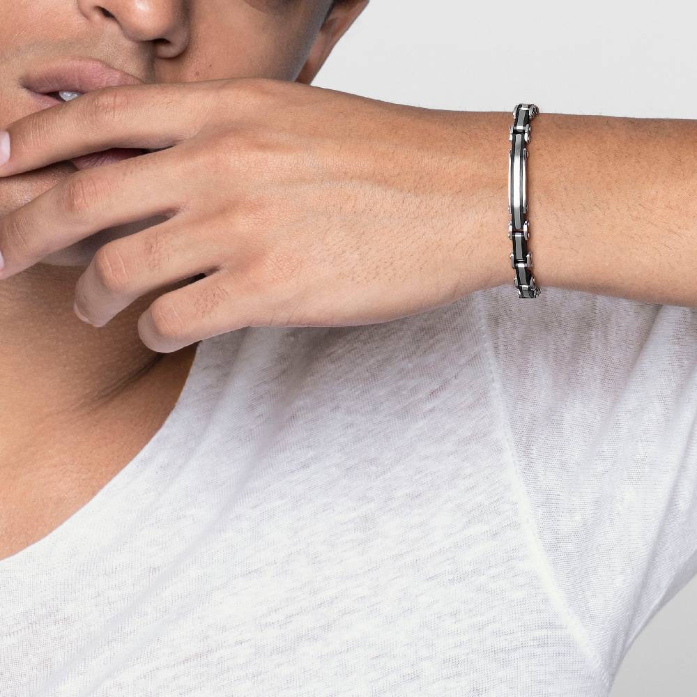 Nomination Bracciale In Acciaio Con Placca STRONG