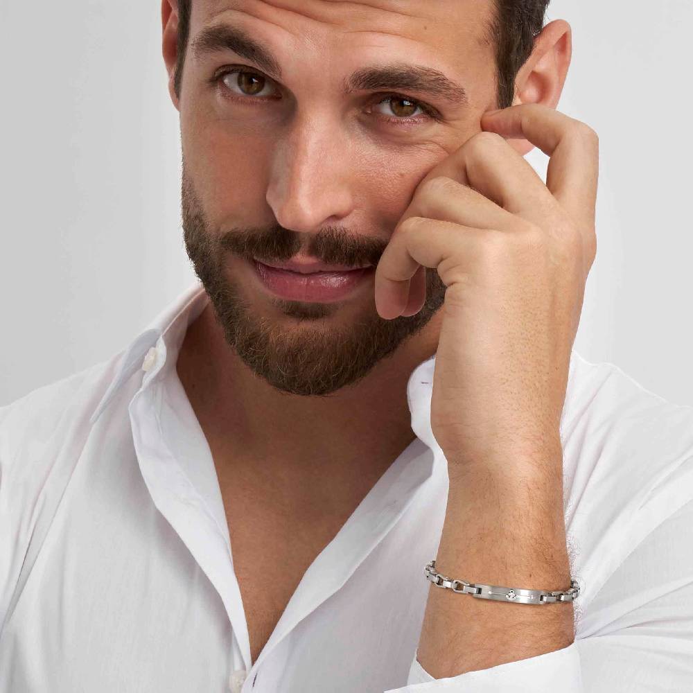 Nomination Bracciale Manvision Con Simbolo Ancora