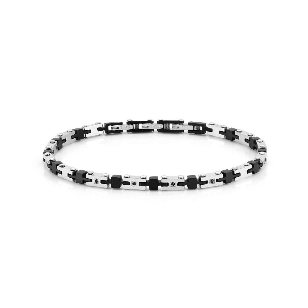 Nomination Bracciale Strong per lui con diamanti