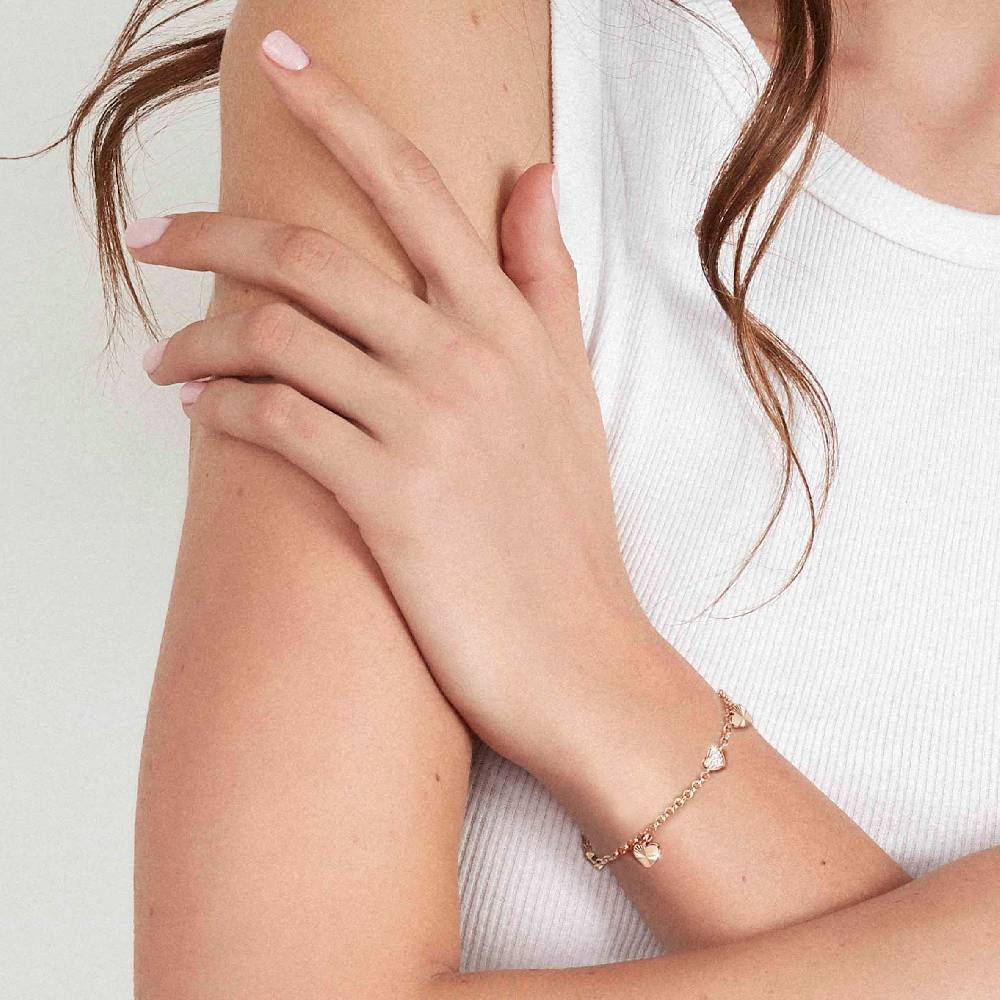 Nomination Bracciale TrueJoy Con Cuori Pendenti