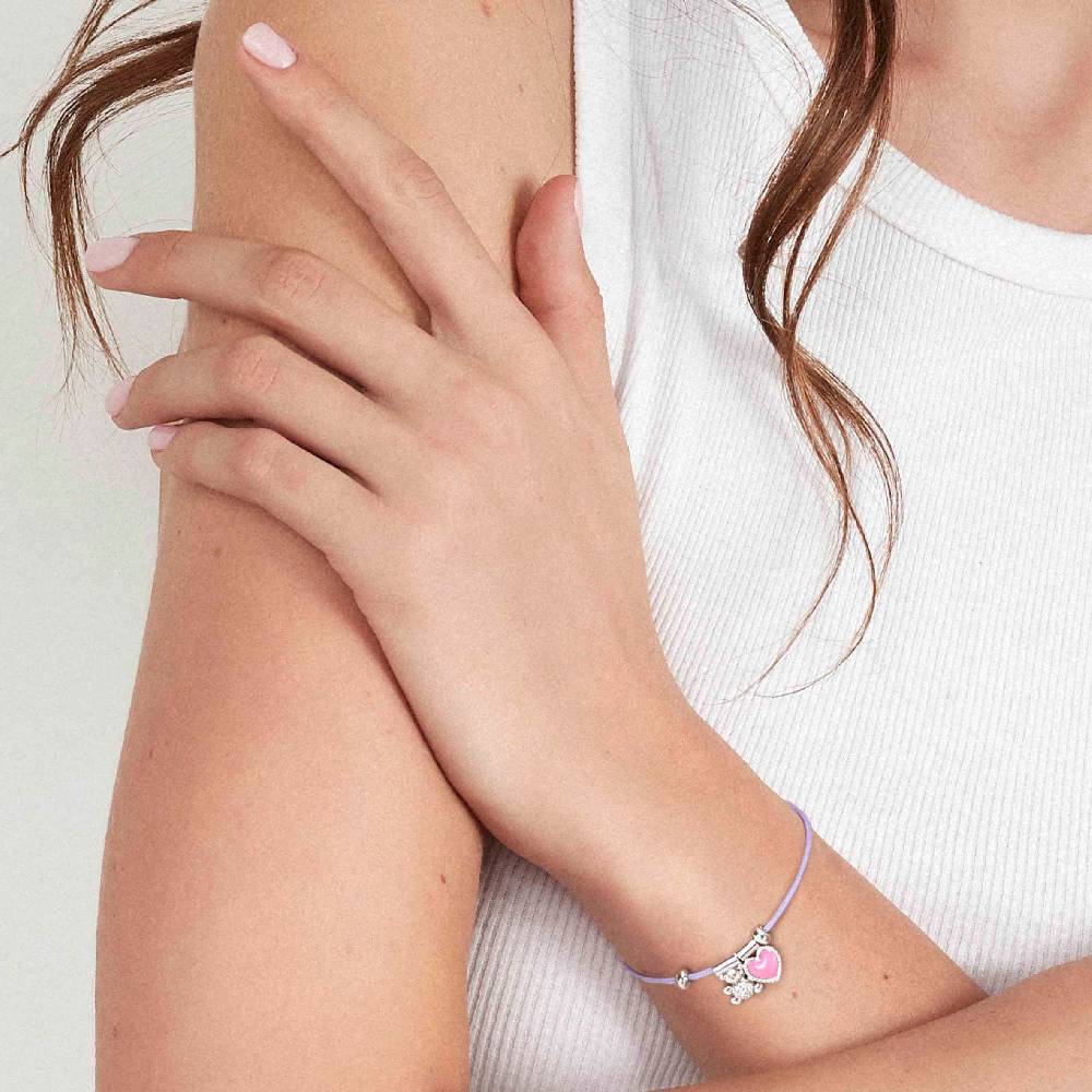 Nomination Ciondolo SeiMia Cuore Fucsia Diamantato