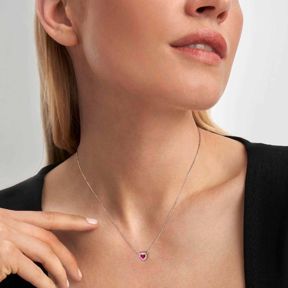 Nomination Collana All My Love Cuore Rosa