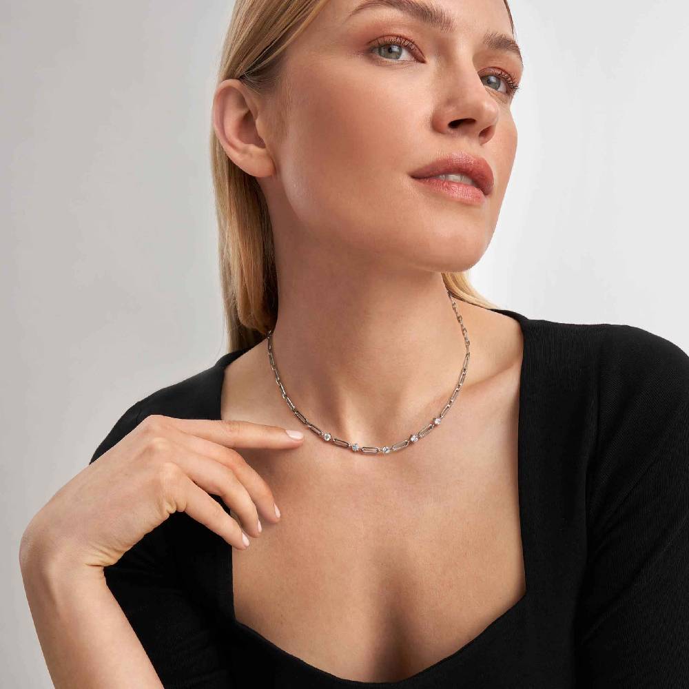 Nomination Collana Chainsofstyle Corta Con Pietre