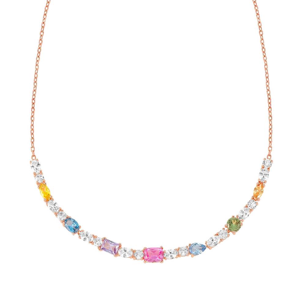 Nomination Collana Colour Wave Mix Pietre Colorate