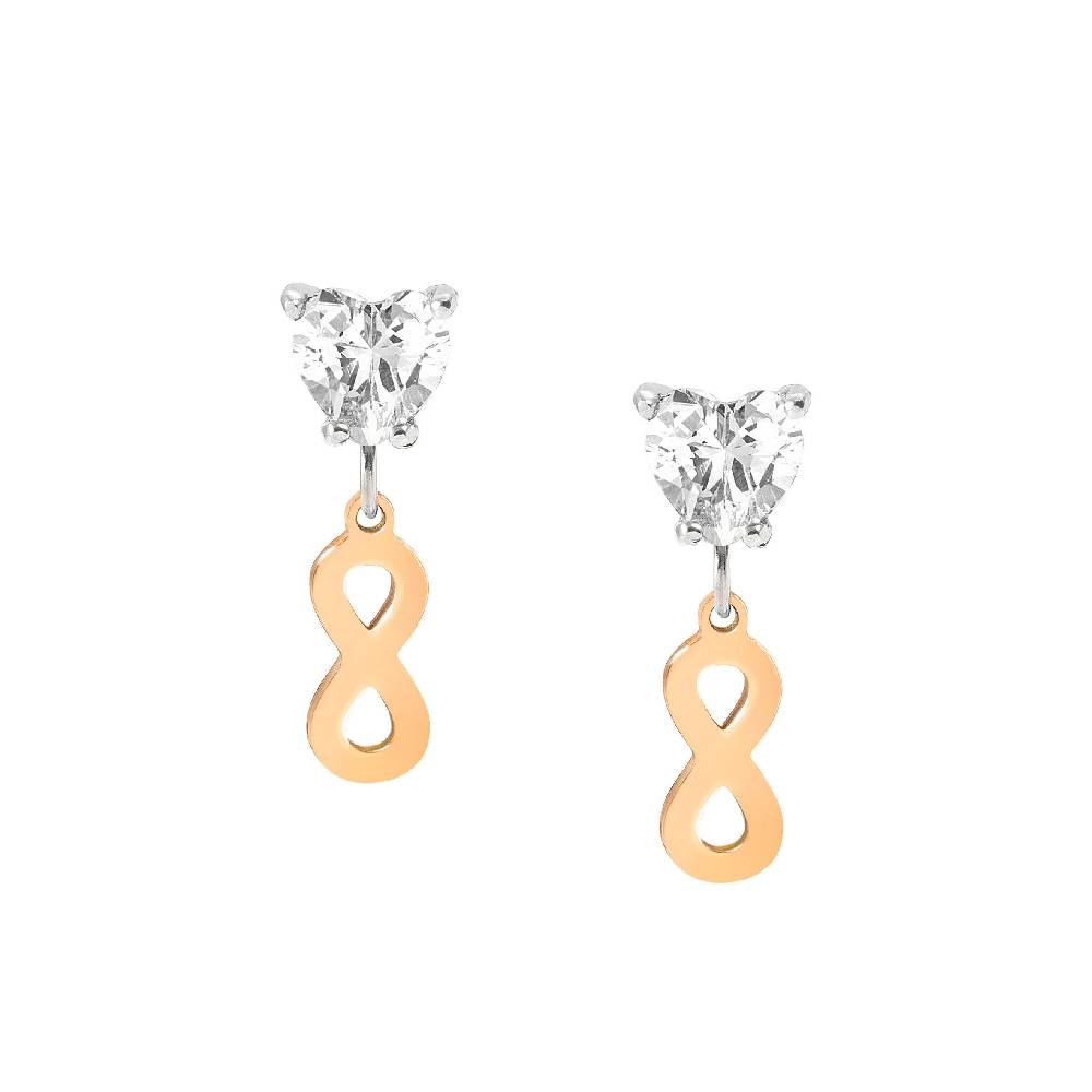 Nomination Orecchini Principessina Bianco Infinito