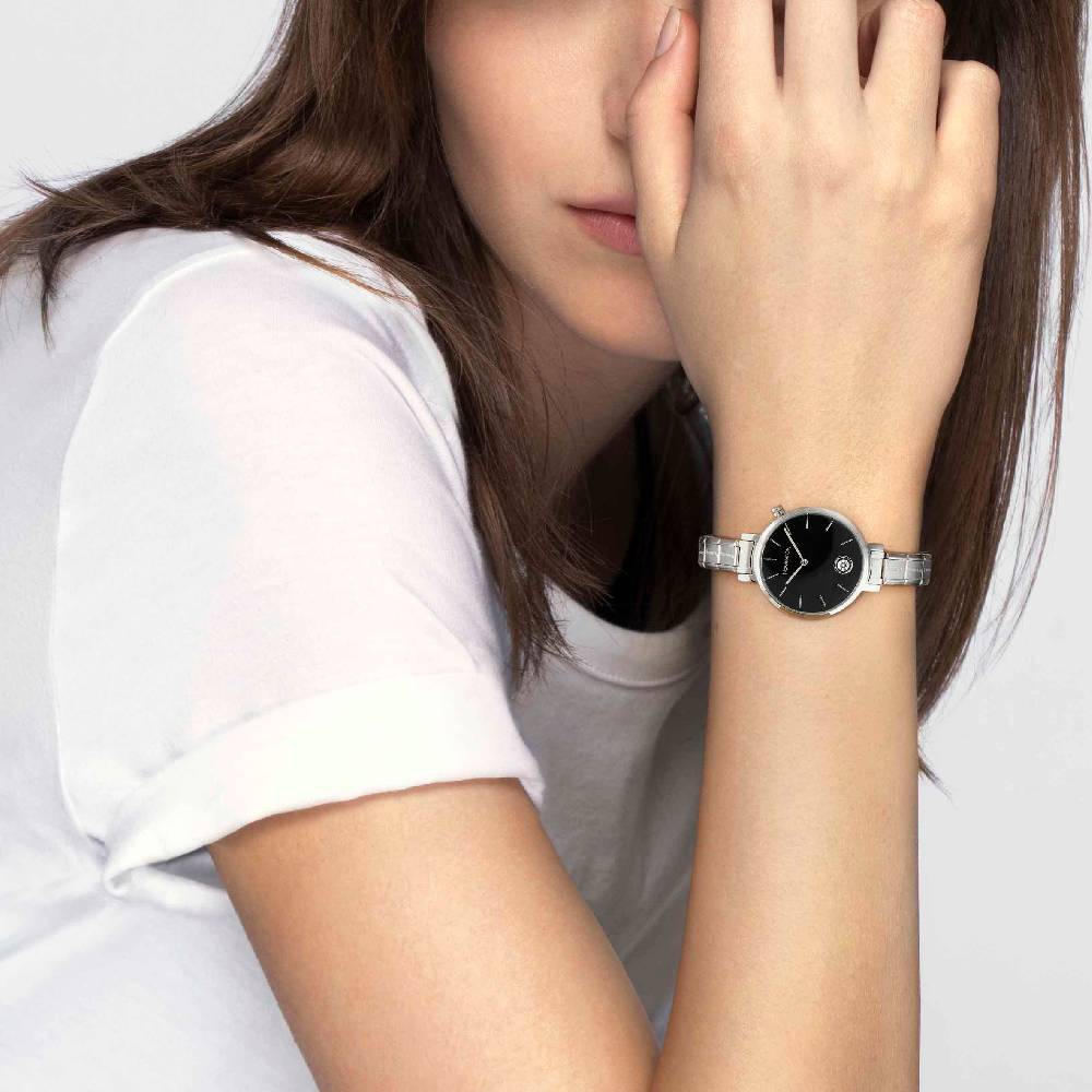 Nomination Orologio Composable Nero Con Zircone