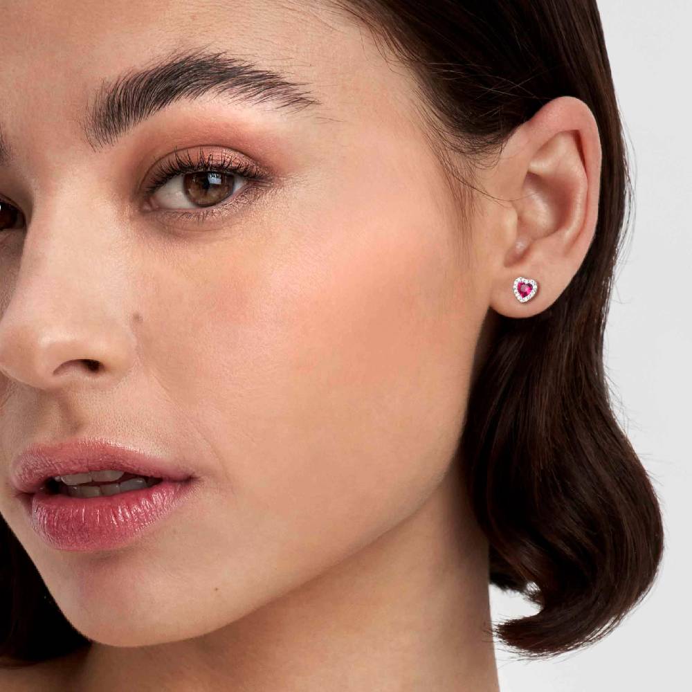 Nomination Orecchini All My Love A Cuore Con Zirconi