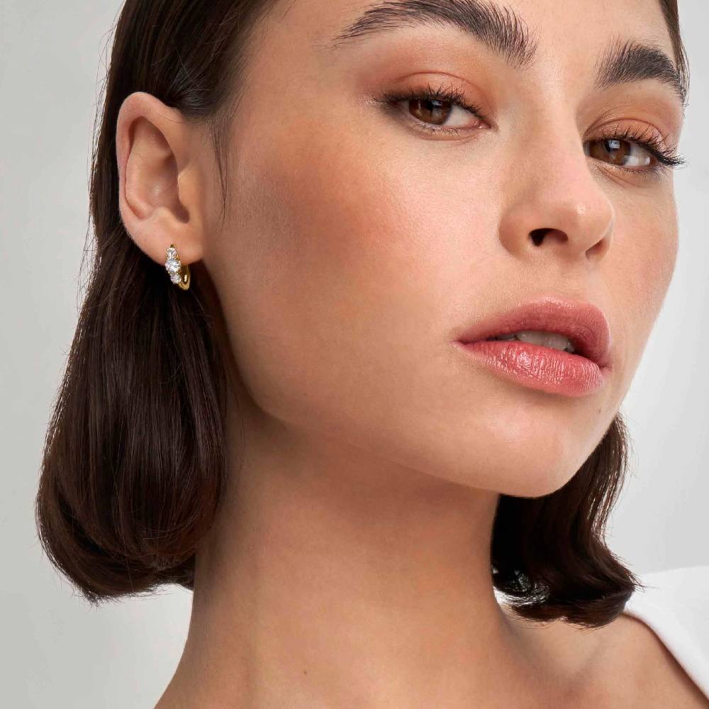 Nomination Orecchini Colour Wave Argento Con Zirconi