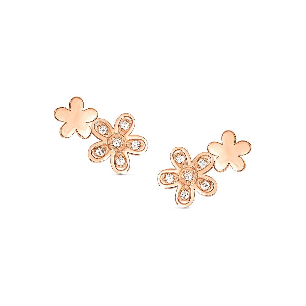 Nomination Orecchini misstrendy con fiori con cubic zirconia e pvd colorato