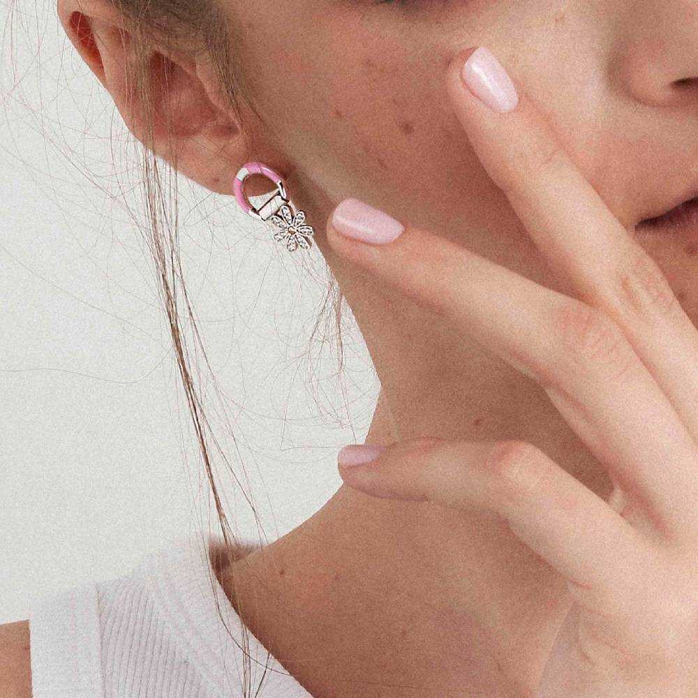 Nomination Orecchino SeiMia In Argento E Smalto Giallo