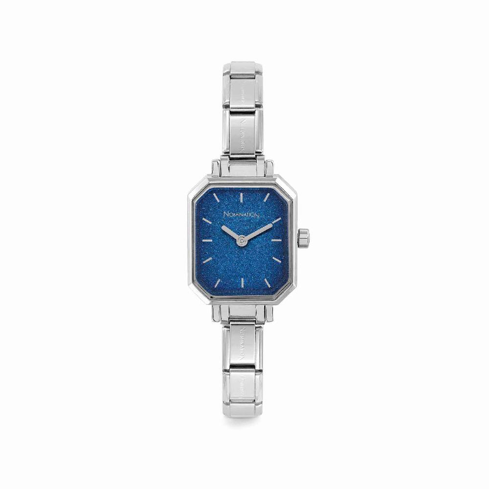 Nomination Orologio Composable con quadrante Glitter Blu