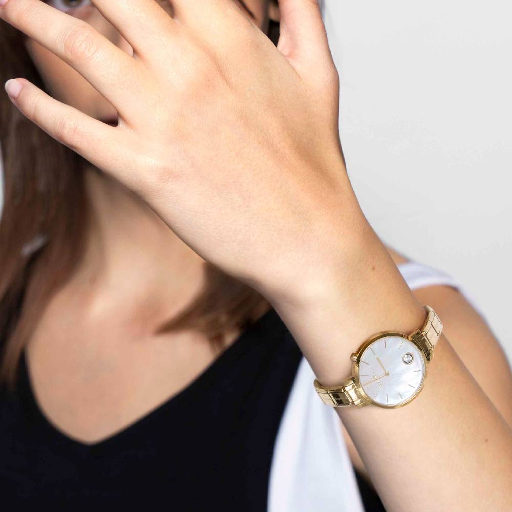 Nomination OROLOGIO COMPOSABLE ORO GIALLO CON ZIRCONE