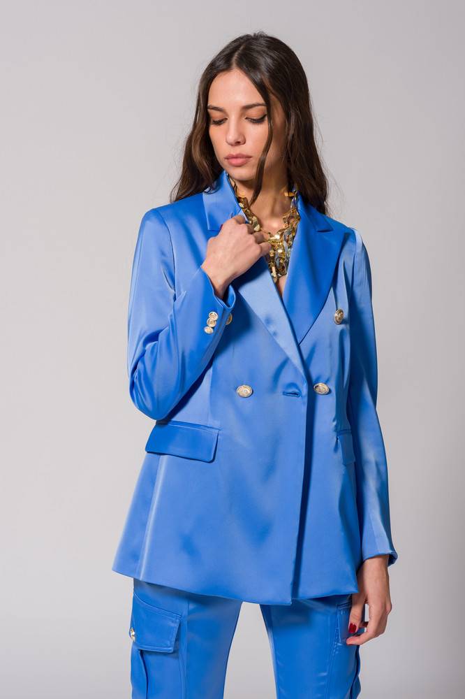 Nora Barth Giacca 22236114-27 Nora Barth Colore Celeste