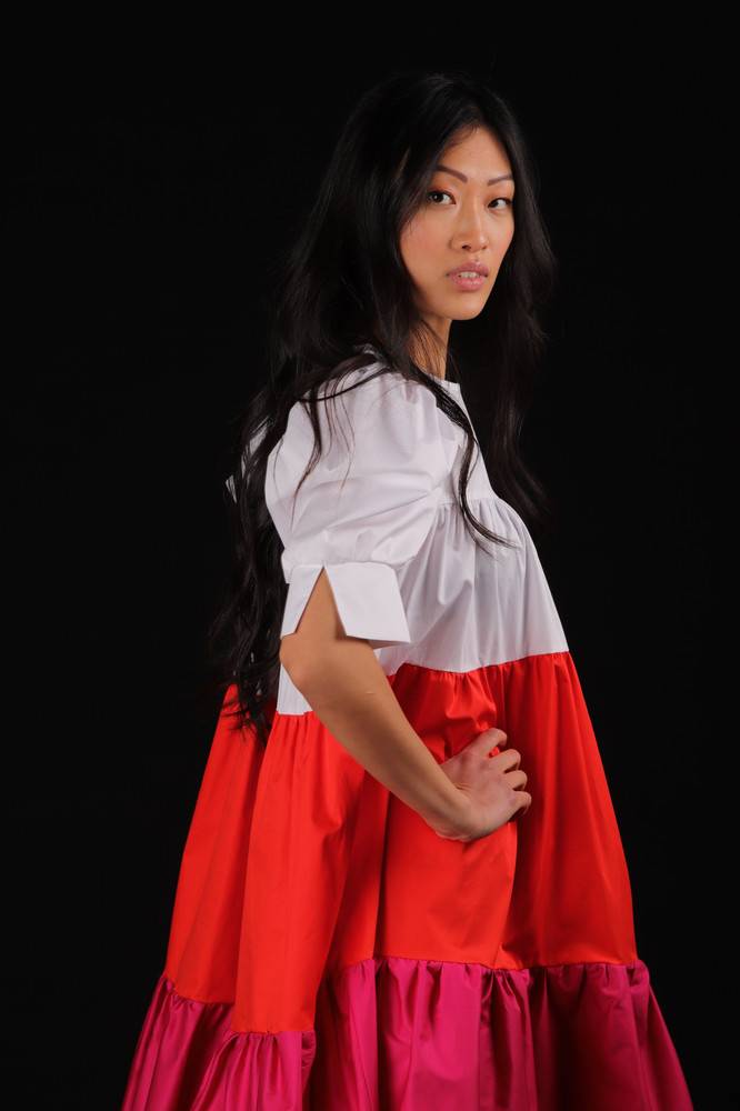 Nora Barth Abito Con Balze