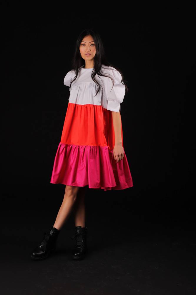 Nora Barth Abito Con Balze