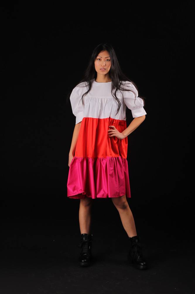 Nora Barth Abito con balze