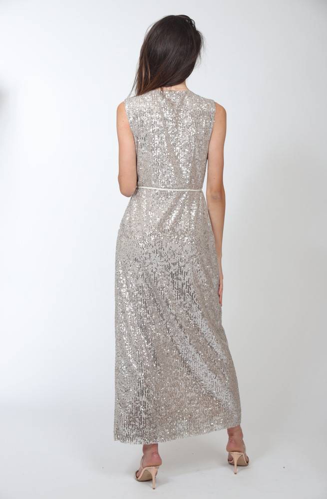 Nora Barth Abito Lungo In Paillettes