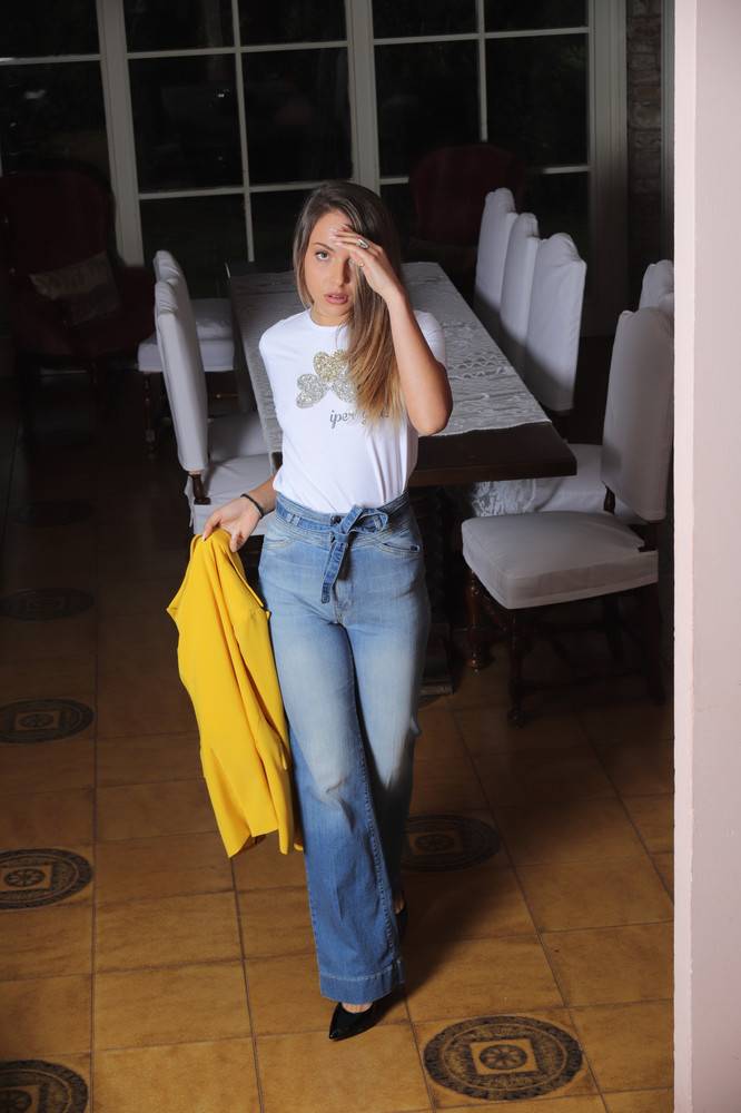 Nora Barth Jeans Con Fiocco