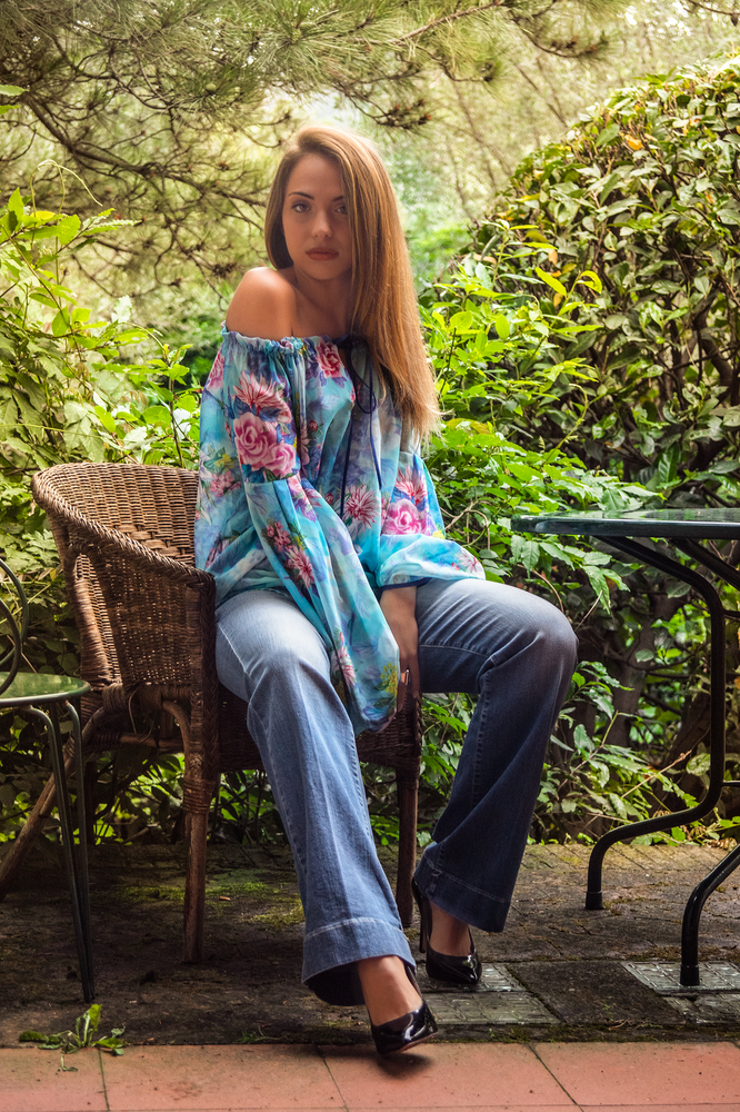 Nora Barth Top Floreale