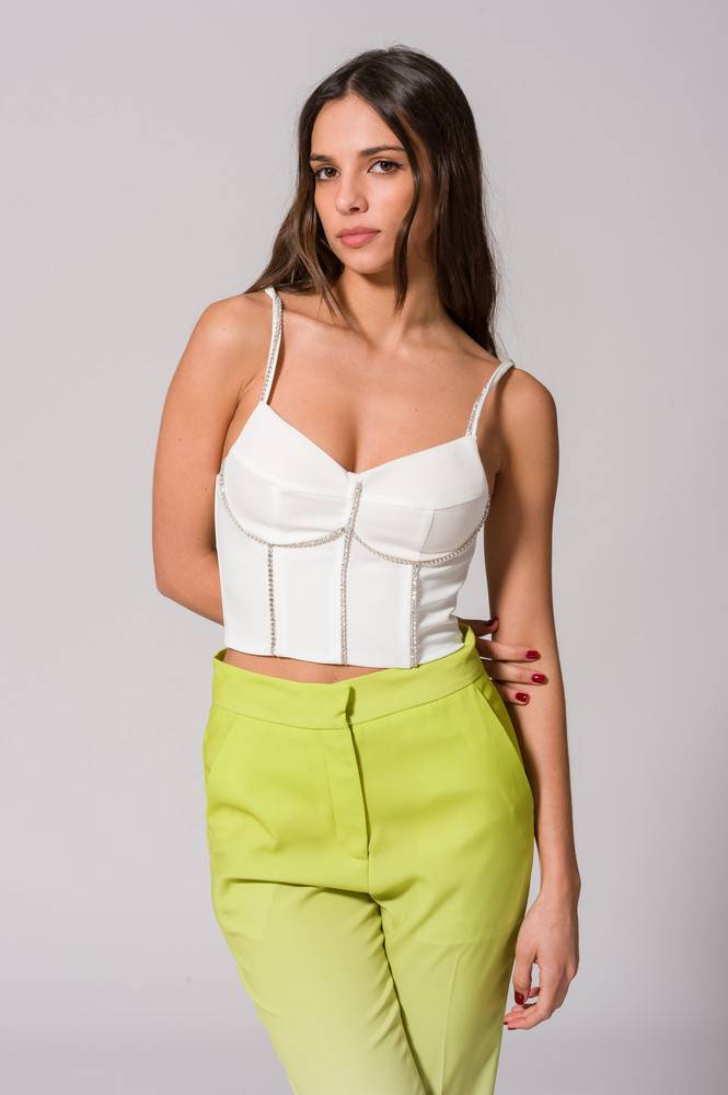 Nora Barth Top 22589116-01 Nora Barth Colore Bianco