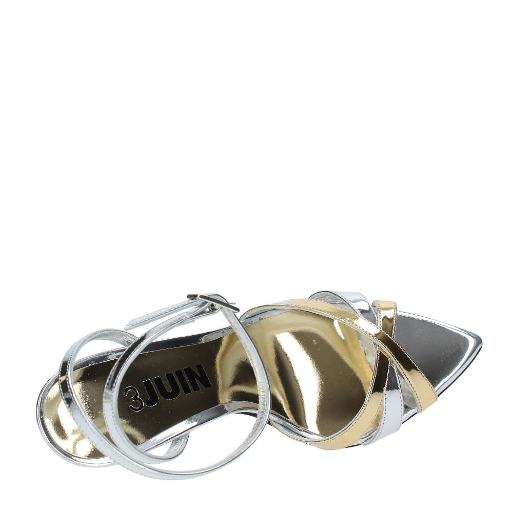 3JUIN Sandali Modello NOELI 095 In Pelle Lucida