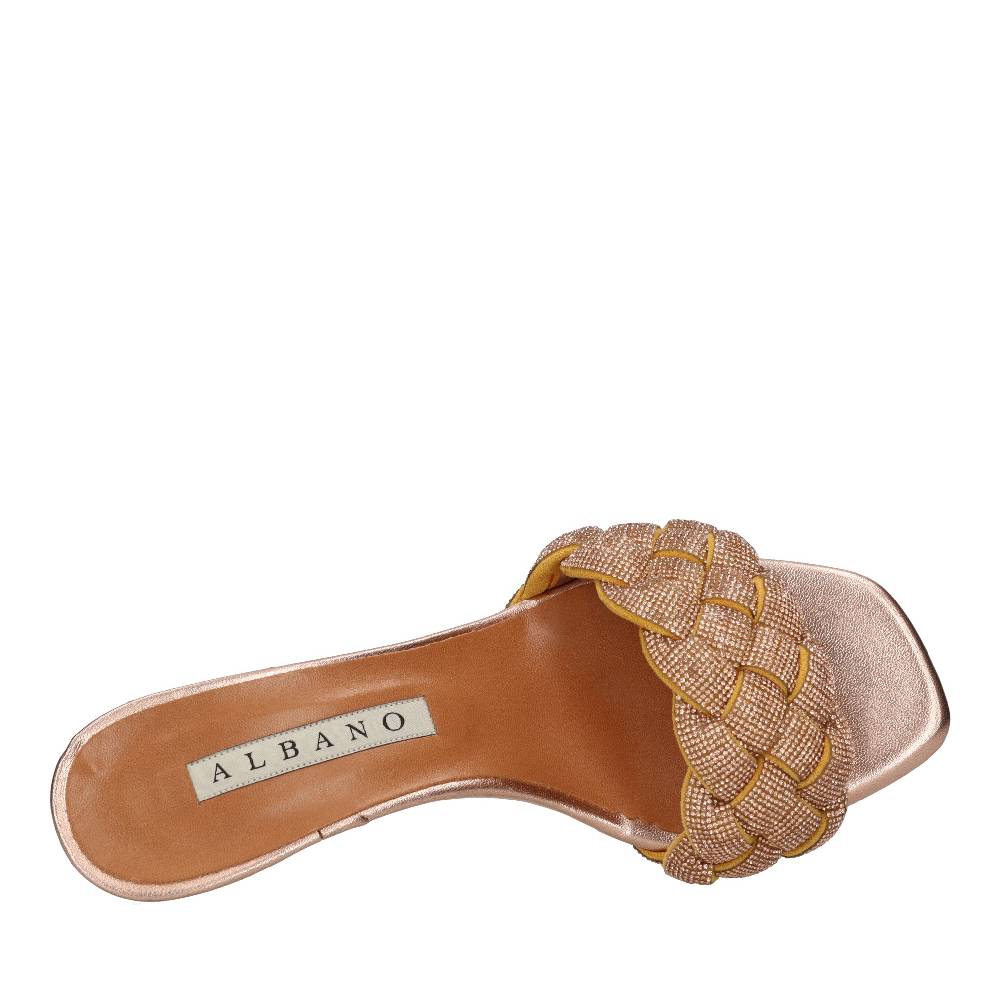 ALBANO Mules In Strass