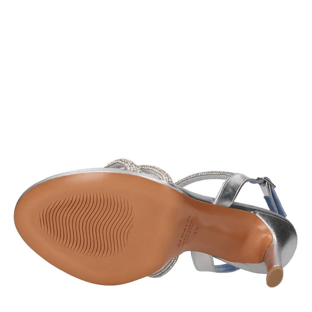 ALBANO Sandali In Pelle E Strass