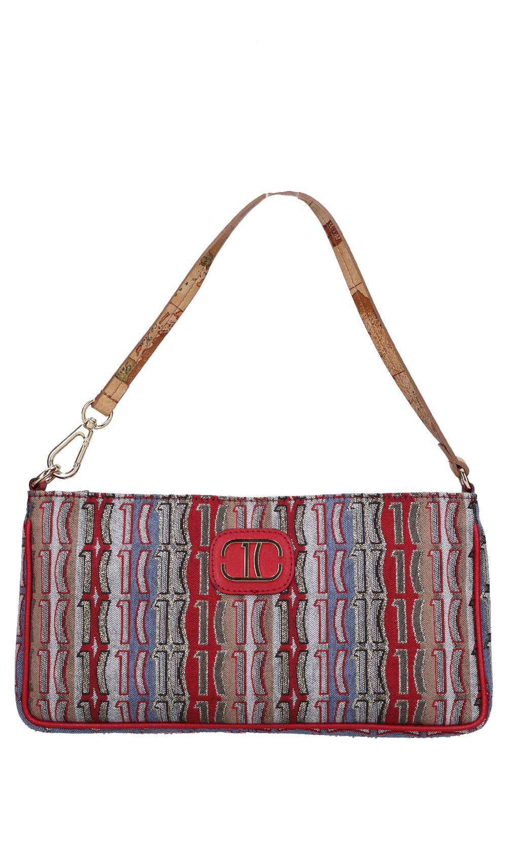 ALVIERO MARTINI 1a CLASSE Borsa in tessuto e pelle