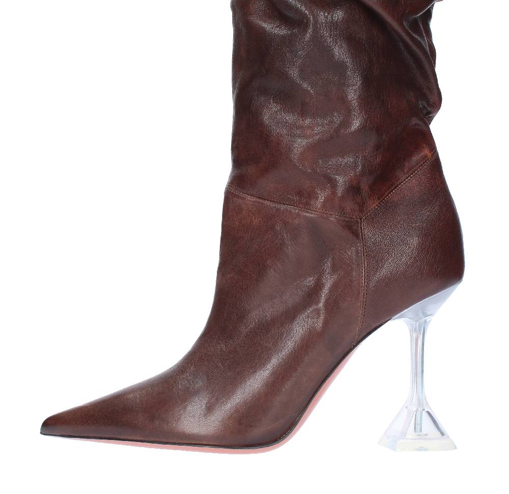 AMINA MUADDI Cuissard Oliviaglass In Pelle