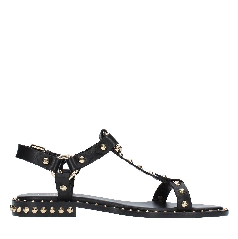ASH Sandali Flat Modello PATSY In Pelle E Borchie