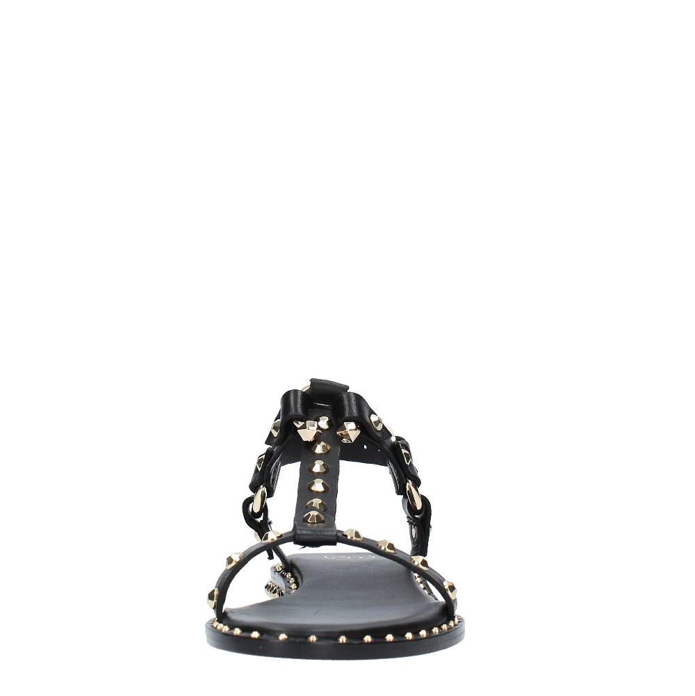 ASH Sandali Flat Modello PATSY In Pelle E Borchie