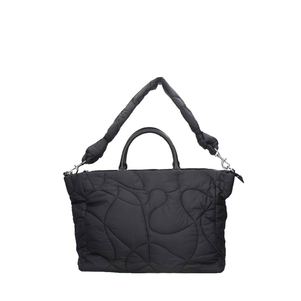 ASH Shopper in nylon imbottita e pelle