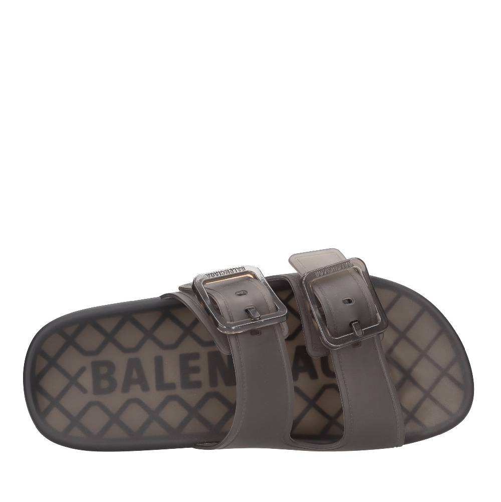 BALENCIAGA Mules In Gomma Trasparente