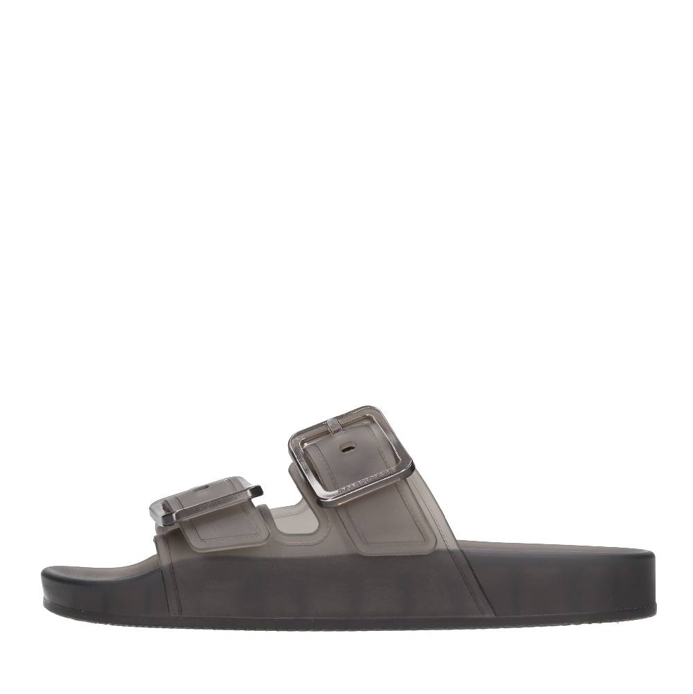 BALENCIAGA Mules in gomma trasparente