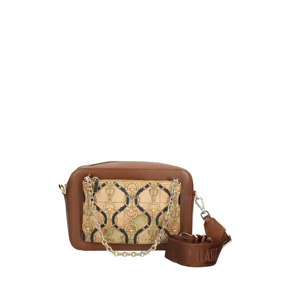 ALVIERO MARTINI 1a CLASSE Borsa con Pochettes in pelle ed ecopelle