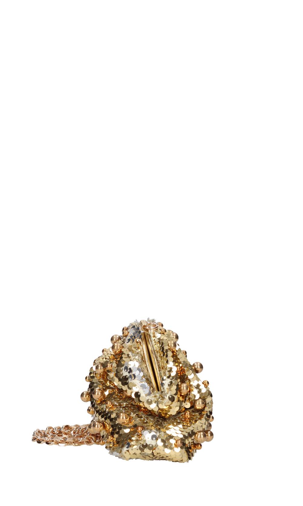 LA CARRIE Borsa In Paillettes E Applicazioni In Metallo