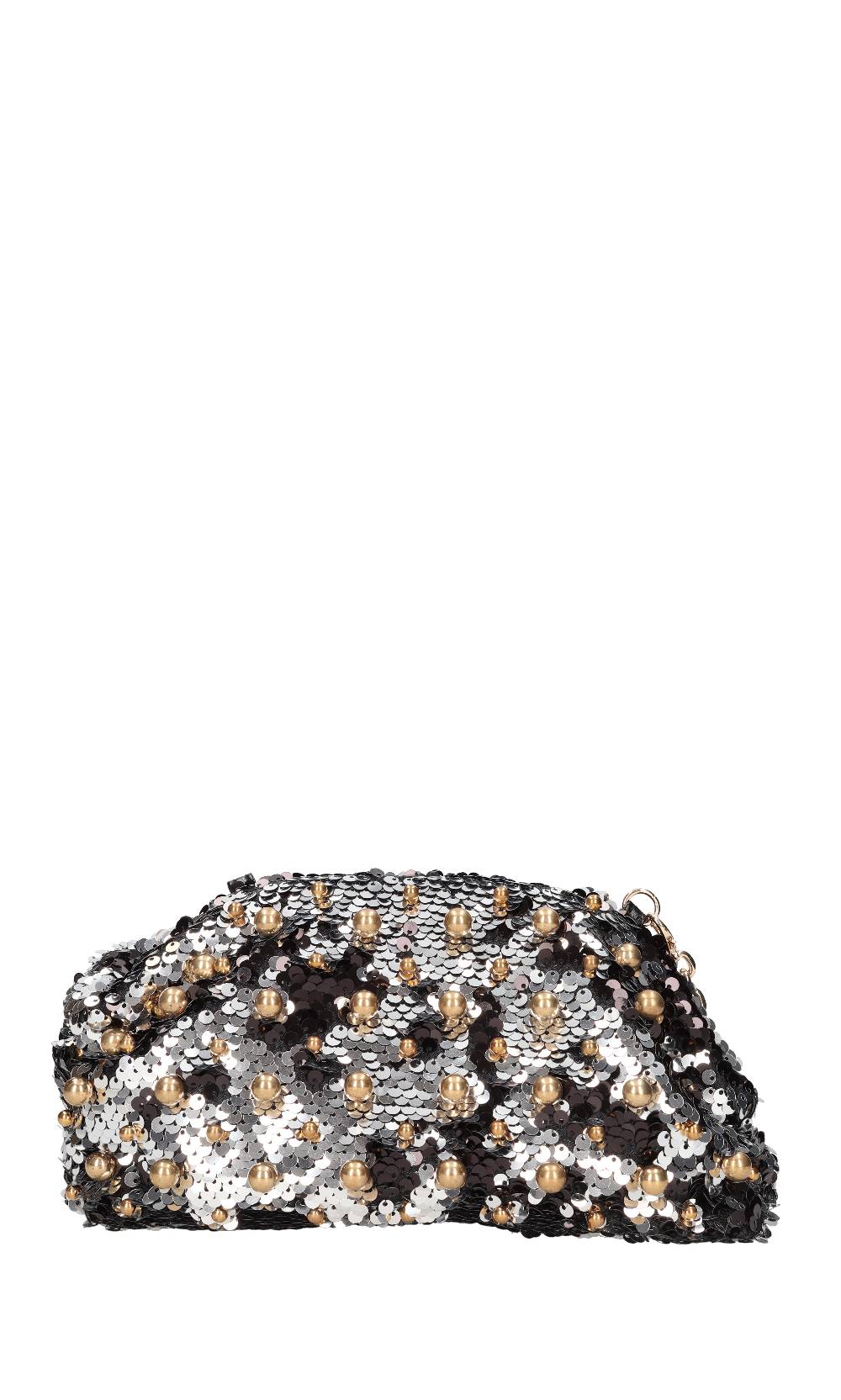 LA CARRIE Borsa In Paillettes E Applicazioni In Metallo