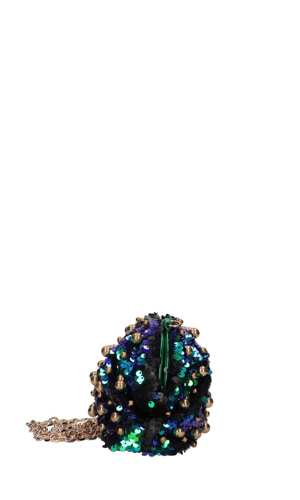 LA CARRIE Borsa In Paillettes E Applicazioni In Metallo